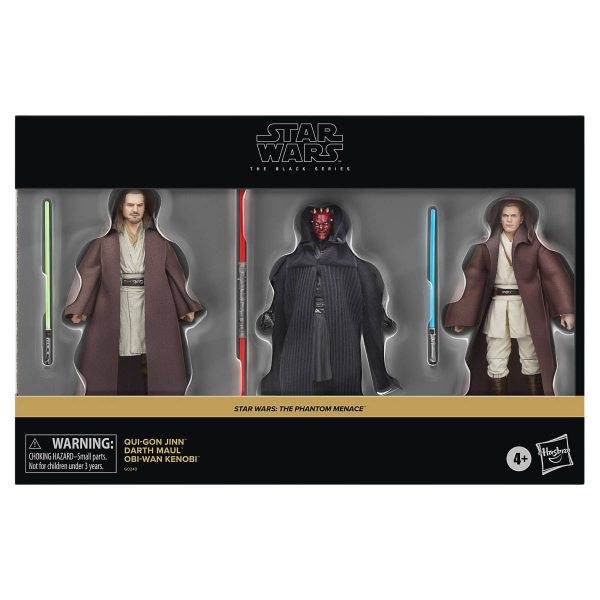 Star Wars Black Series 3er-Pack – Qui-Gon, Obi-Wan & Darth Maul | Hasbro 2025